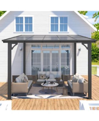 10'x8' Wall Mounted Gazebos Pergola