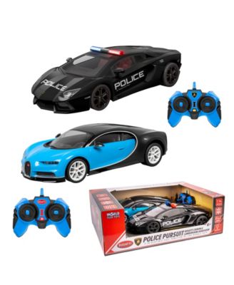 Police Pursuit Bugatti Chiron 1:14 Lamborghini Aventador Remote Control Car