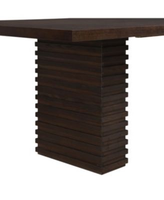 Streamdale Espresso Industrial Dining Table