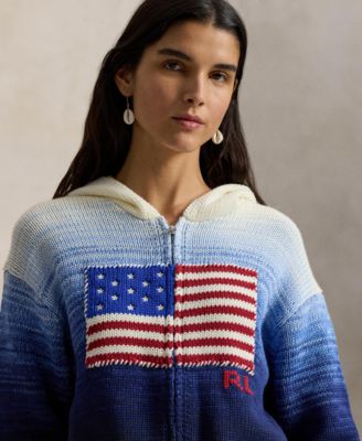 Women's Flag Zip Hoodie