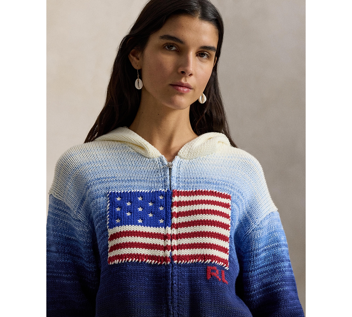 Polo Ralph Lauren Women's Flag Zip Hoodie