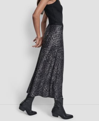 Women's Logo Elastic Waistband Slip Skirt