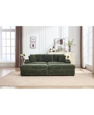 Streamdale Modular Sectional Sofa Bed Set - Green
