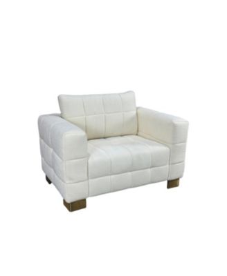 Plush Polyester Sofa: Soft, Spring Seat, Easy Clean