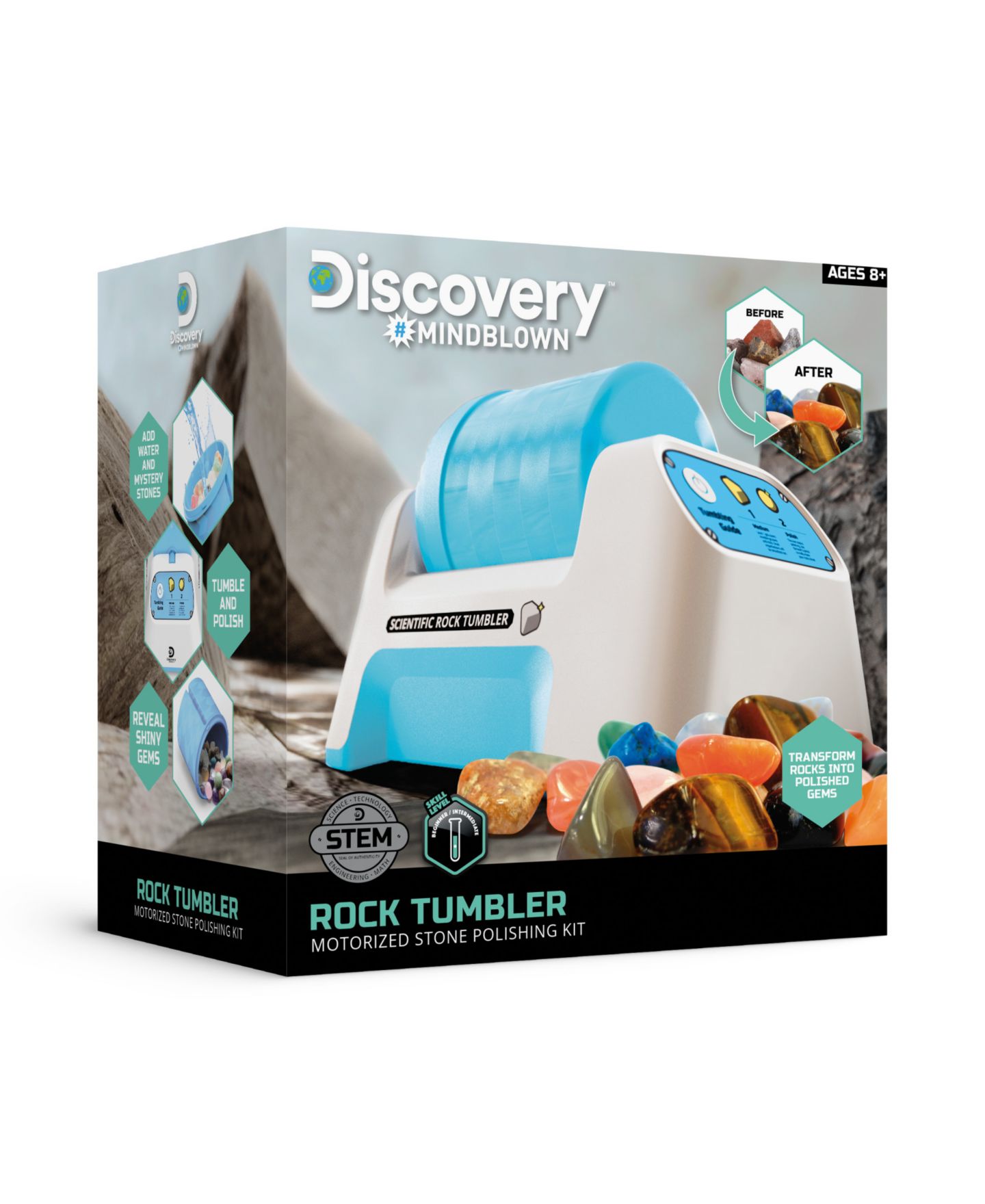 Детские игрушки Discovery Mindblown Motorized Rock Tumbler Set — фото 5