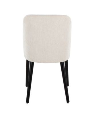 Fabric Rina Mid-Century Modern Dining Chair, Set of 2