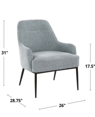31" Fabric Marcel Contemporary Accent Chair