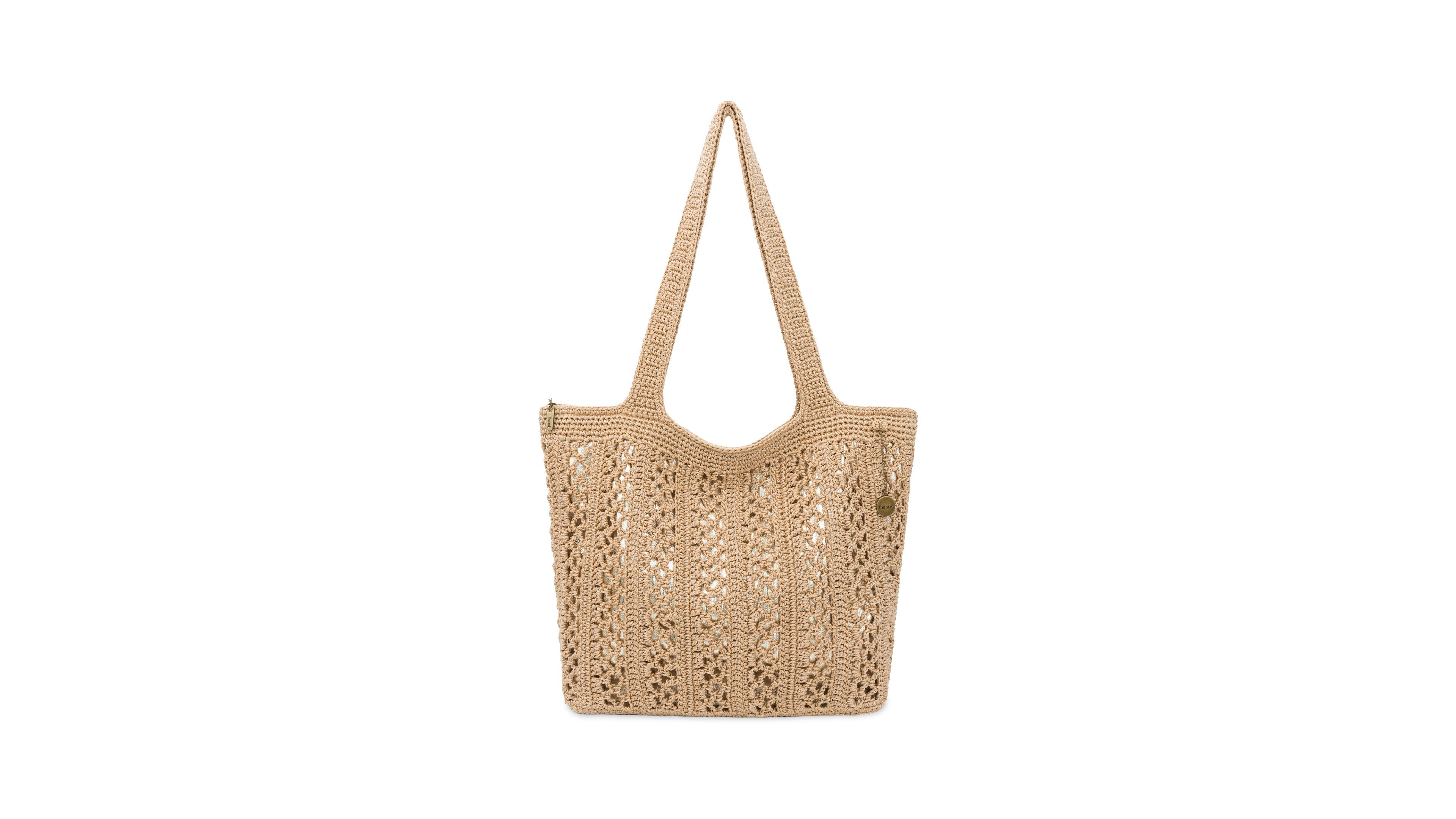 The Sak Classic Large Crochet Carryall Tote Bag
