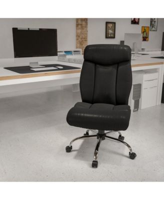 400 lb. Big & Tall High Back Full Headrest Ergonomic Office Chair w/ Chrome Base