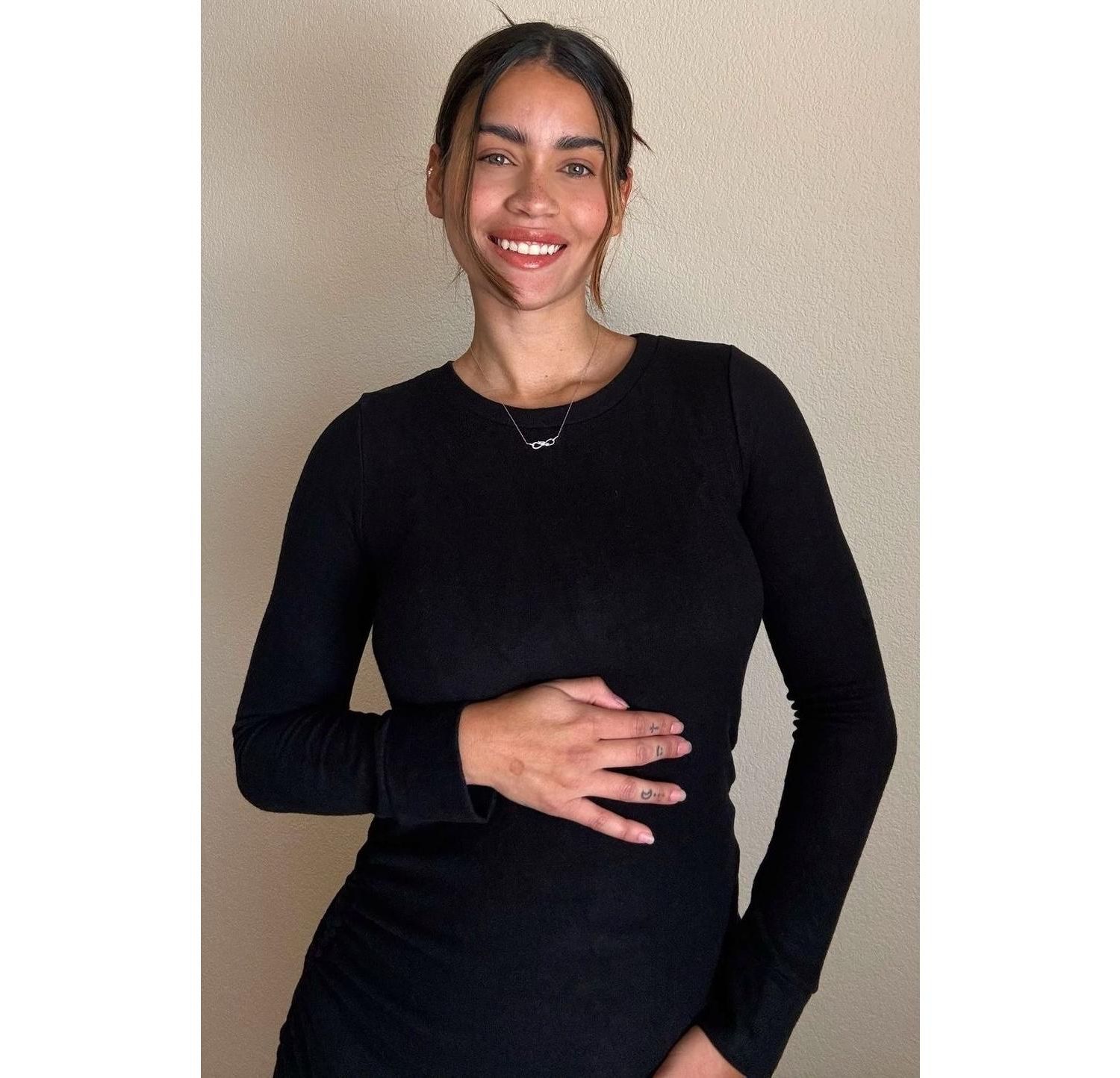 Women's Soft Knit Ruched Top
