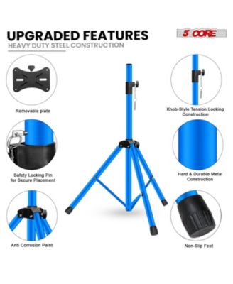 Speaker Stand 36" Adjustable PA DJ Tripod Heavy Duty