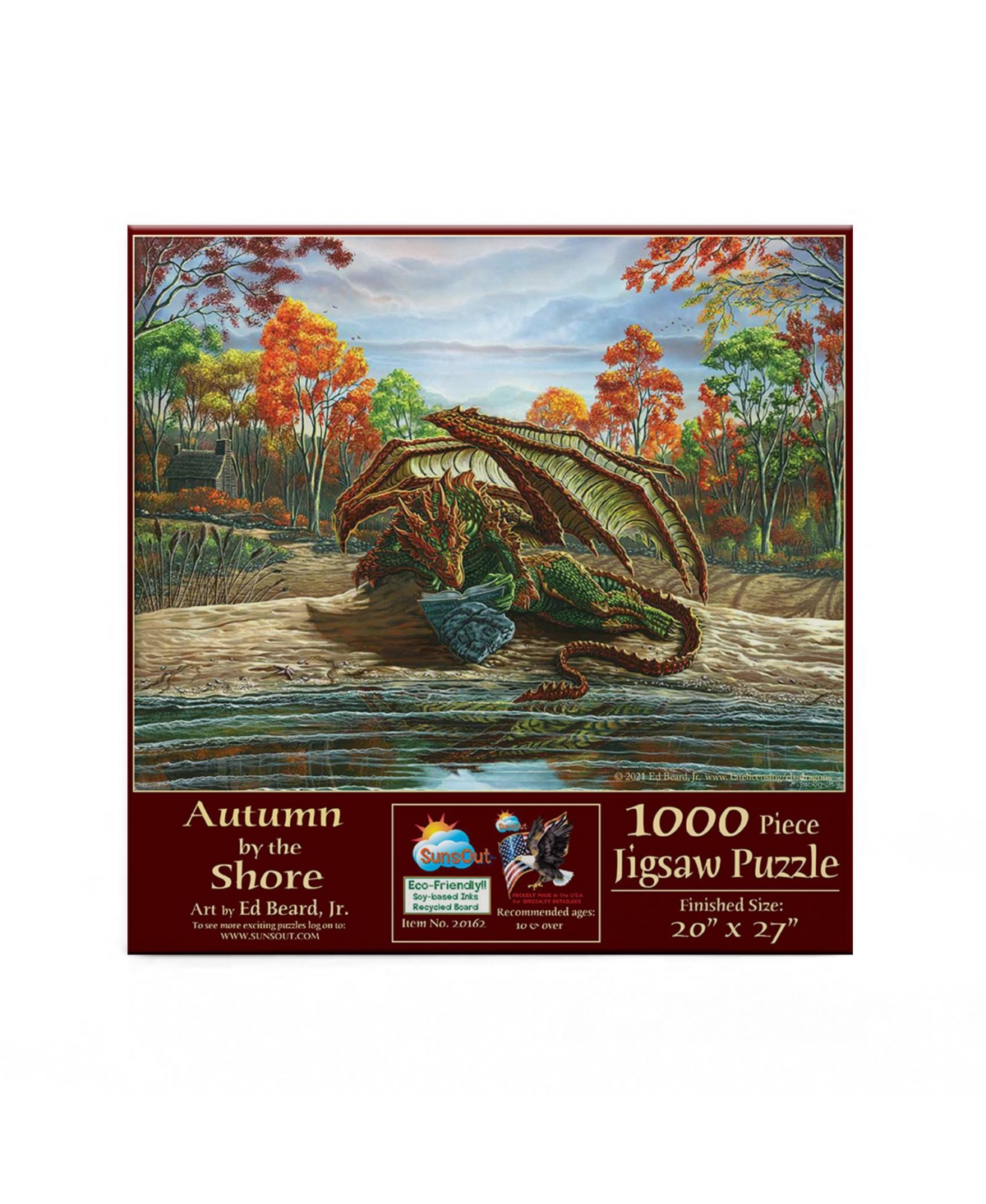 SunsOut Autumn by the Shore 1000 piece Jigsaw Puzzle for Adults