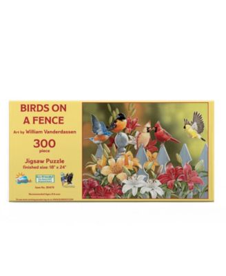 Birds on a Fence 300 piece Jigsaw Puzzle for Adults