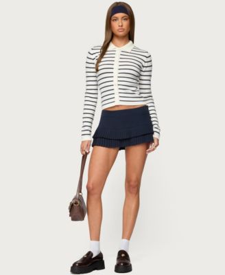 Women's Loreen Striped Knit Cardigan