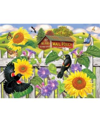 Sunflowers and Blackbirds 1000 piece Jigsaw Puzzle for Adults