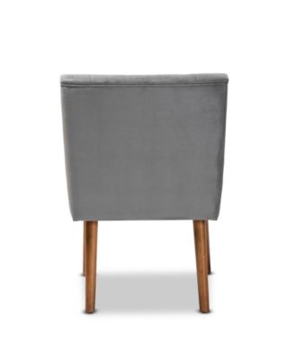 Alvis 25" Wood Mid-Century Dining Chair