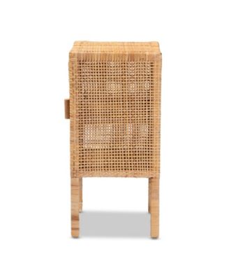 Vivan 13" Rattan Bohemian Nightstand