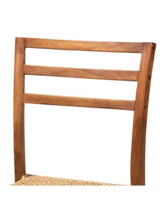 Arthur 19.5" Rattan Mid-Century Counter Stool