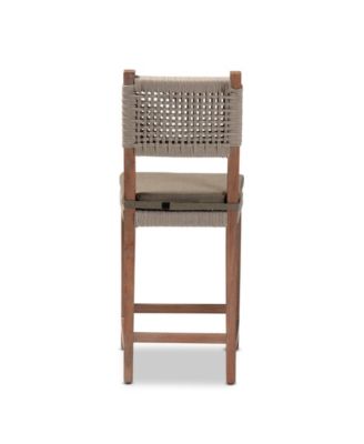 Heyna 24" Wood Mid-Century Counter Stool