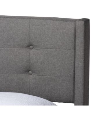 Boxton Studio Casol 60.6" Fabric Mid-Century Full Platform Bed