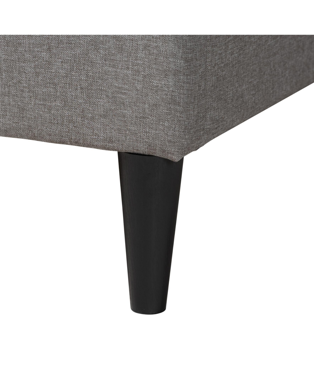 Boxton Studio Casol 88.4" Fabric Mid-Century Queen Platform Bed