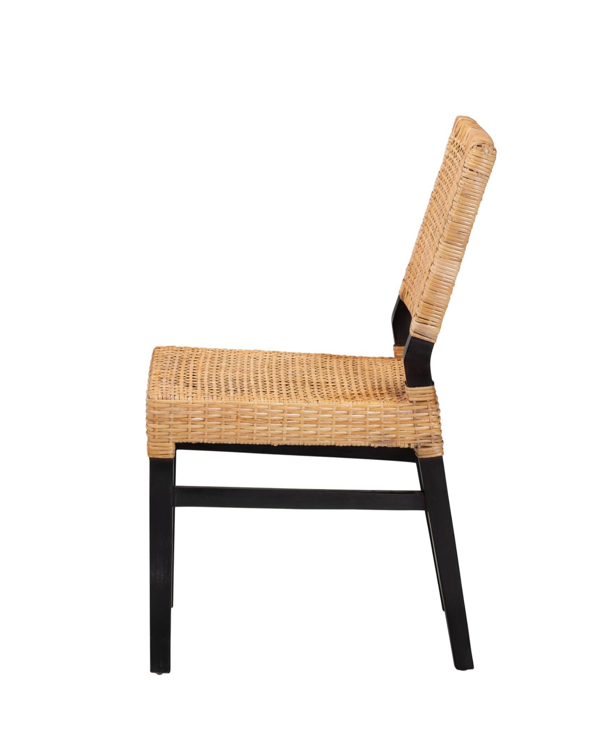 Furniture Lesia 22.4" Rattan Bohemian Dining Chair