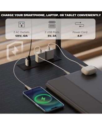 L Shaped Desk, Convertible Corner Desk for Small Space,