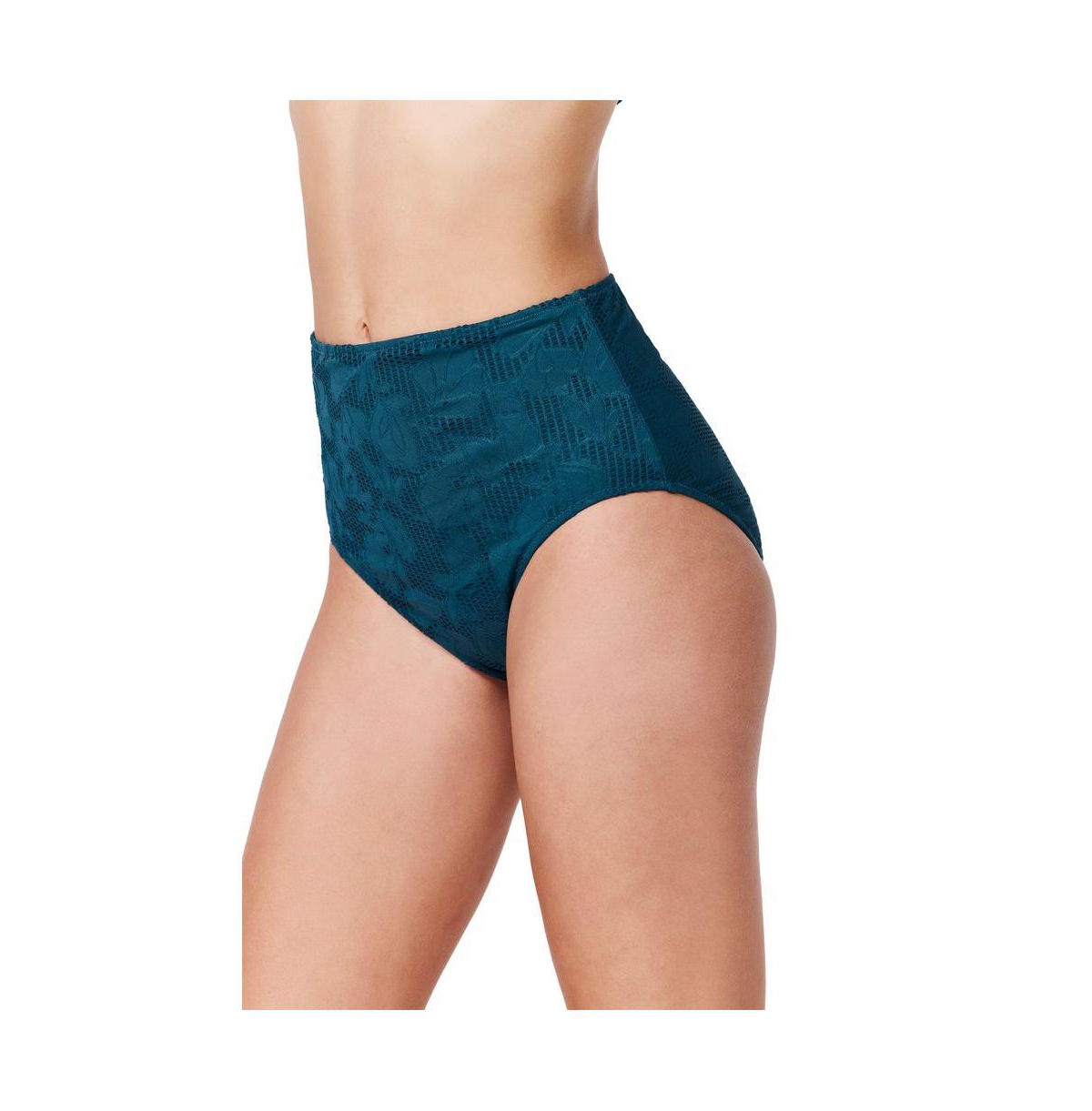 Profile by Gottex Women's Jolene Textured High Waist Swim Bottom