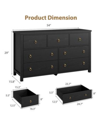 7 Drawer Dresser for Bedroom