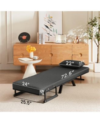 Convertible Sofa for Adults Folding Futon Sofa Bed with Adjustable Backrest for Small Spaces & Office