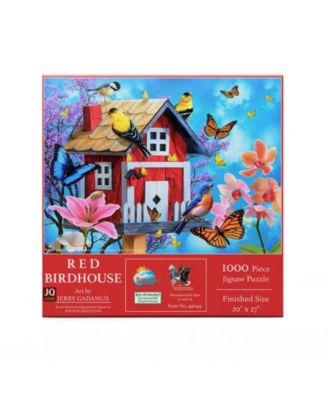 Red Birdhouse 1000 piece Jigsaw Puzzle for Adults