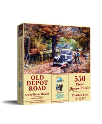 Old Depot Road 550 piece Jigsaw Puzzle for Adults