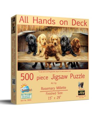 SunsOut All Hands on Deck 500 piece Jigsaw Puzzle for Adults - Macy's