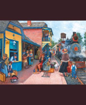 Waiting at the Station 1000 piece Jigsaw Puzzle for Adults