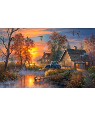 Misty Cabin 1000 piece Jigsaw Puzzle for Adults