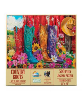 Country Boots 500 piece Jigsaw Puzzle for Adults