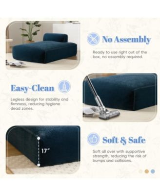 Streamdale 72" Modular Sofa Bed, Right-Facing, Foam-Filled, Free Combination