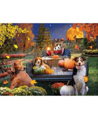 Harvest Hayride 1000 piece Jigsaw Puzzle for Adults Halloween