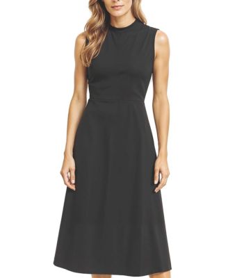 Women's High Neck Satin Dress