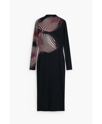 Women's Long dress with waves