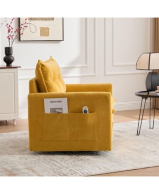 Swivel Barrel Accent Chair