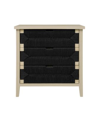 Streamdale 3 Drawer Buffet Sideboard - Woven Rope Drawers
