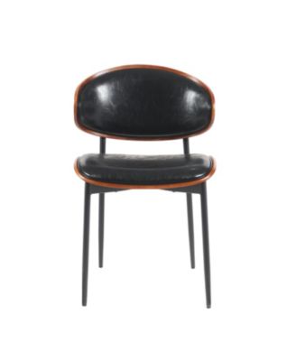 Bentwood Dining Chairs - Set of 2 Leather Seats