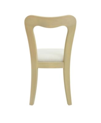 Streamdale Dining Chair Without Arm(light ash+beige) Set of 2