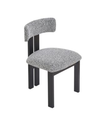 Streamdale Upholstered Armless Dining Chairs With Metal Legs (Set of 2)