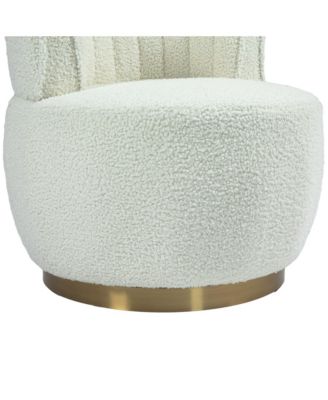  Plush Teddy Swivel Accent Chair Comfort and Style for Any Room