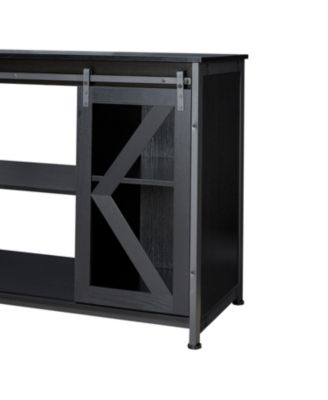 fish tank cabinet black 58.9" L x 19.7" W x 32.6" H