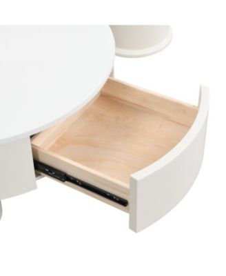 Nesting Coffee Table Set w/ Storage Drawer