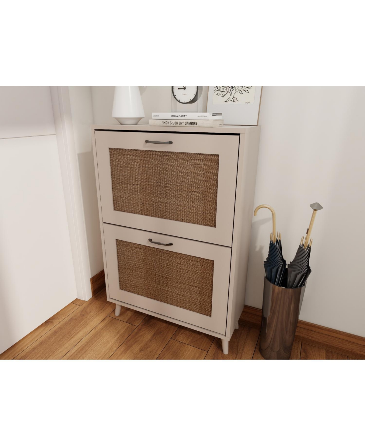 Streamdale Furniture 2-Tier Shoe Rack - Stable, Spacious, Holds 12 Pairs