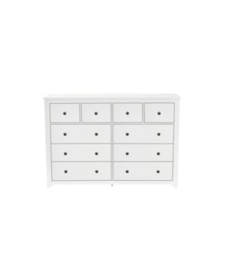 White 10-Drawer Dresser - Modern Bedroom Storage